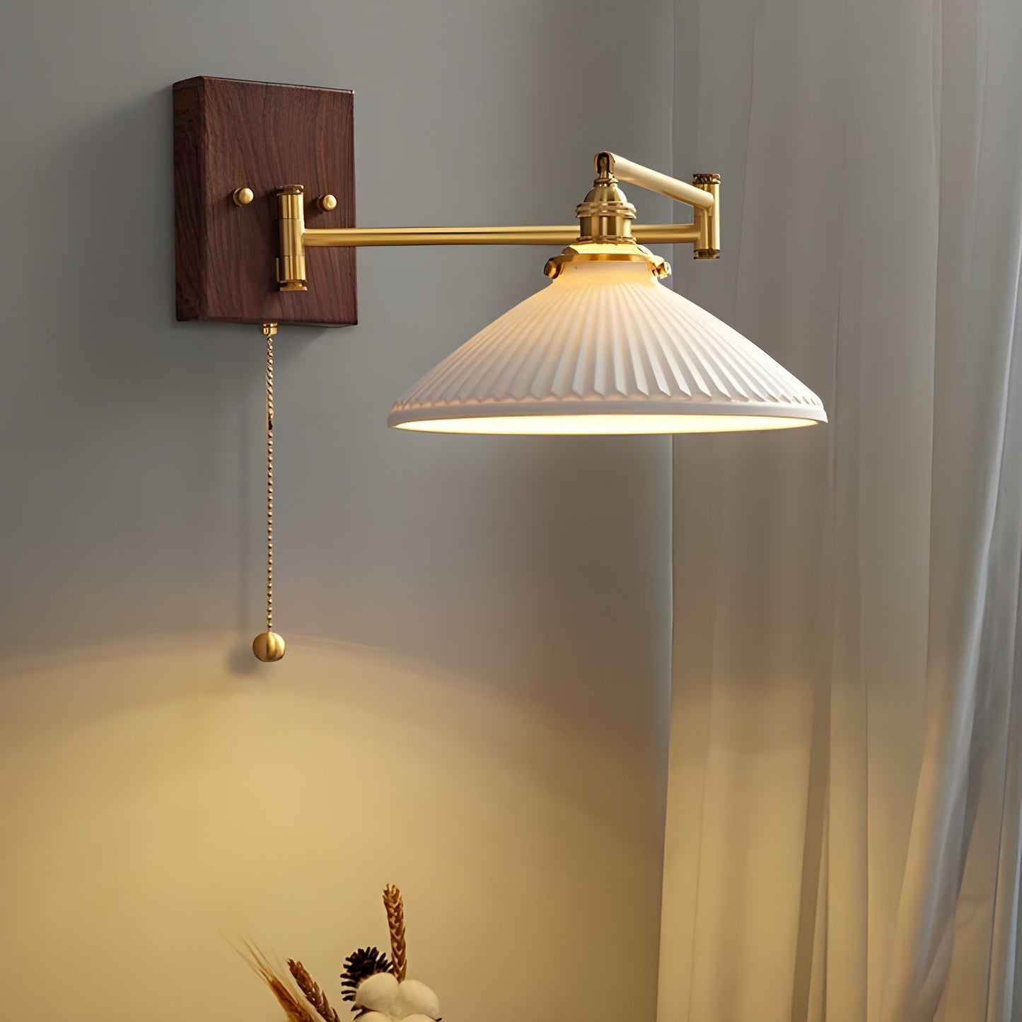Kalythos | Modern Sculpted Angular Profile Ceramic Wall Light