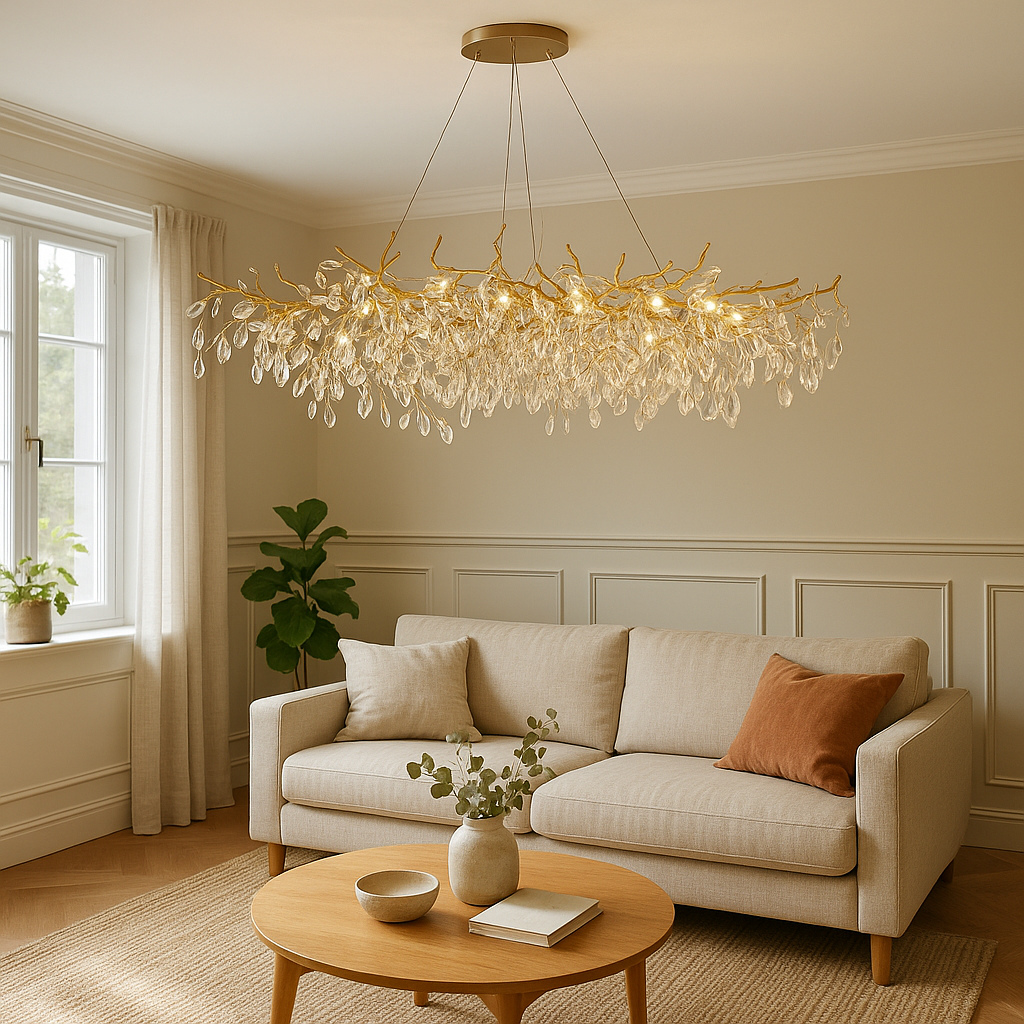Lumiere | Modern French Style Crystal Branch Chandelier