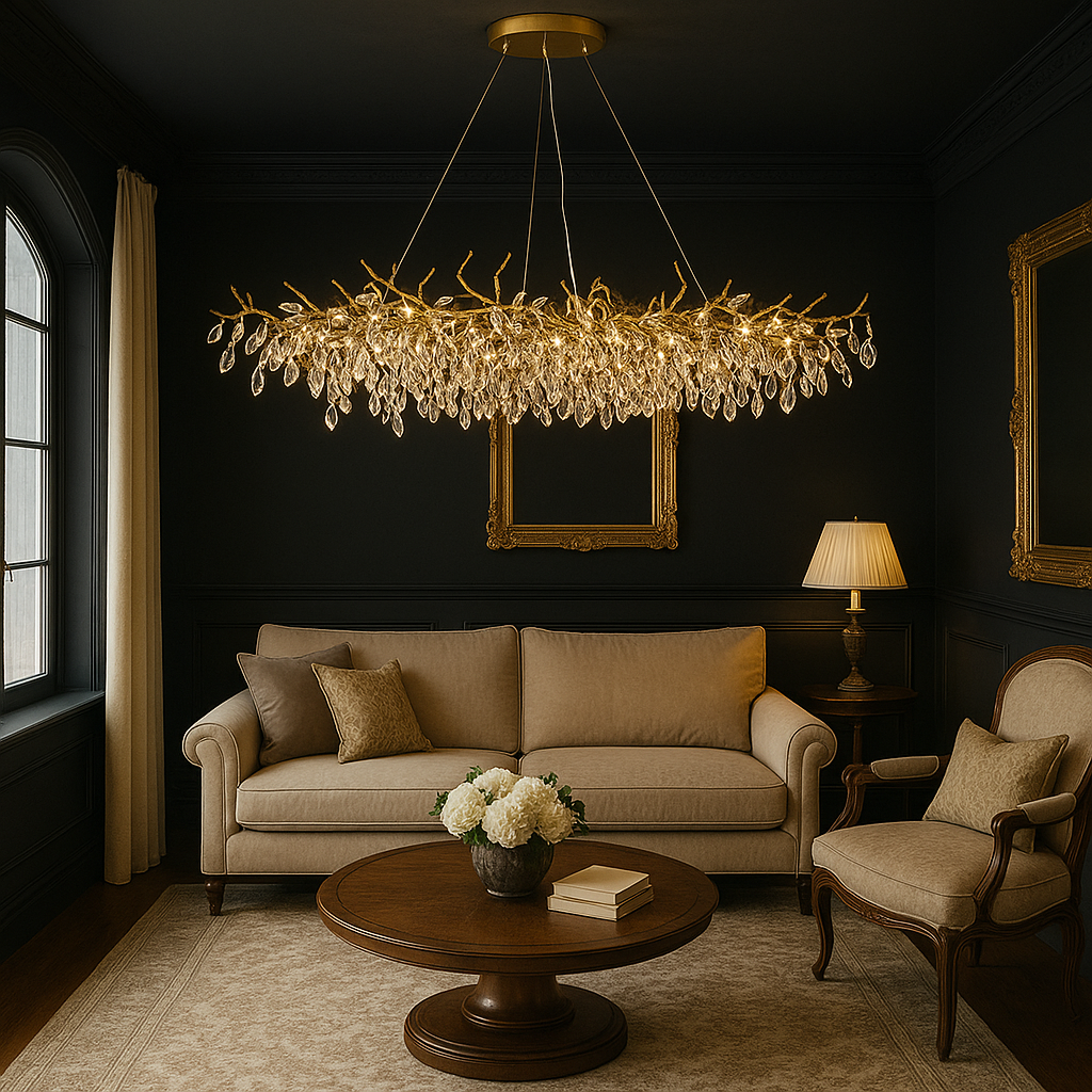 Lumiere | Modern French Style Crystal Branch Chandelier