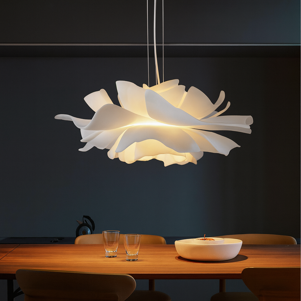 Floralia | Modern Layered Floral Acrylic Pendant Light