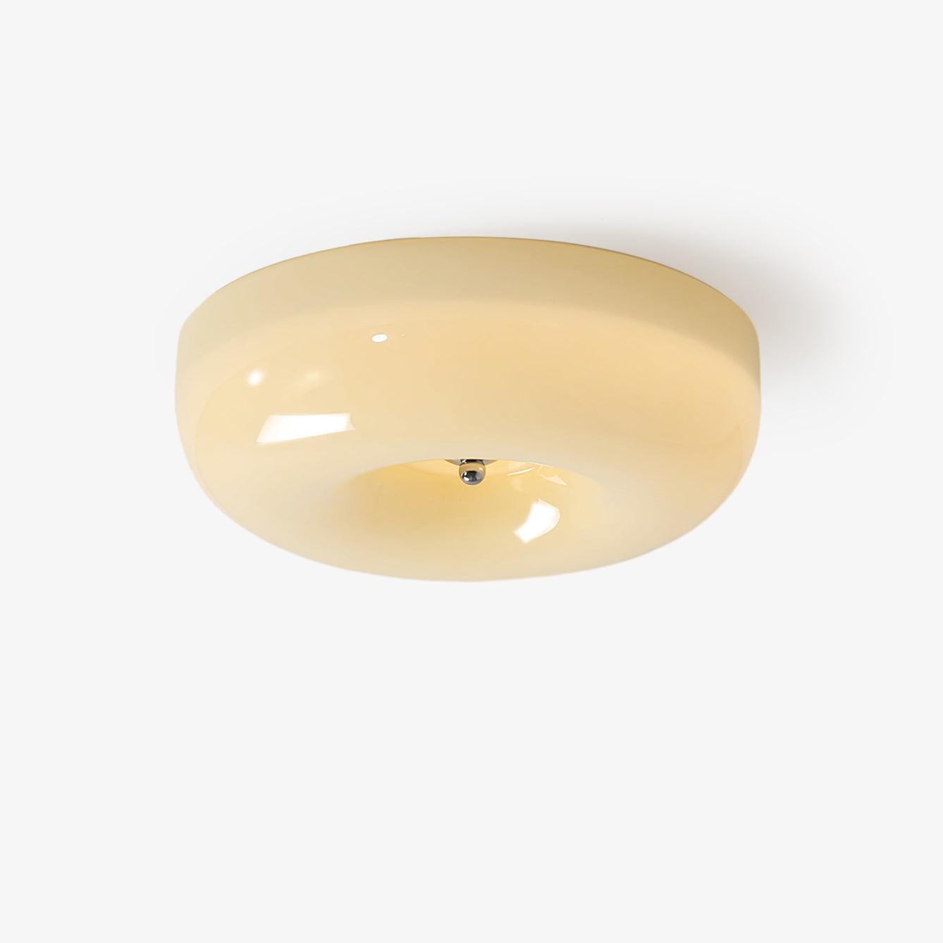 Belvonte | Round Frosted Glass Flush Mount Ceiling Light