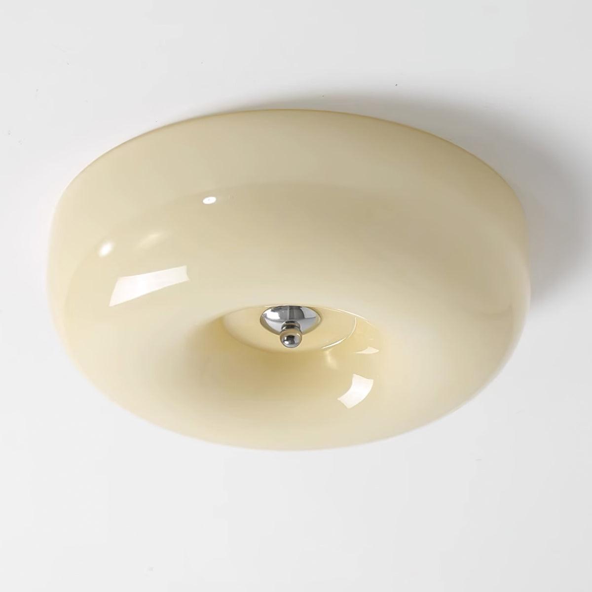 Belvonte | Round Frosted Glass Flush Mount Ceiling Light