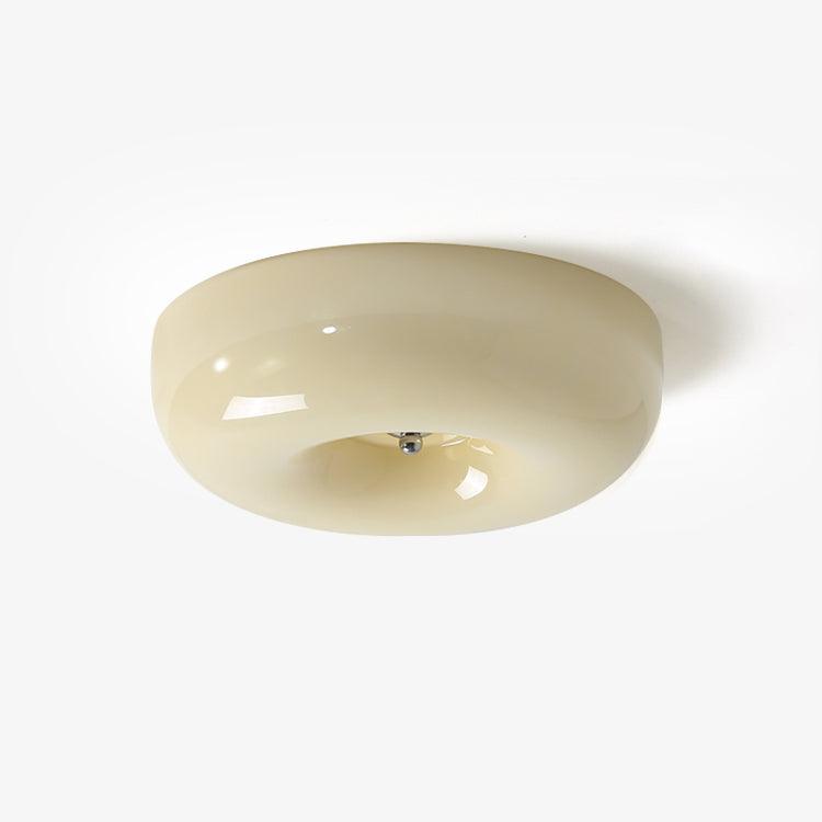 Belvonte | Round Frosted Glass Flush Mount Ceiling Light