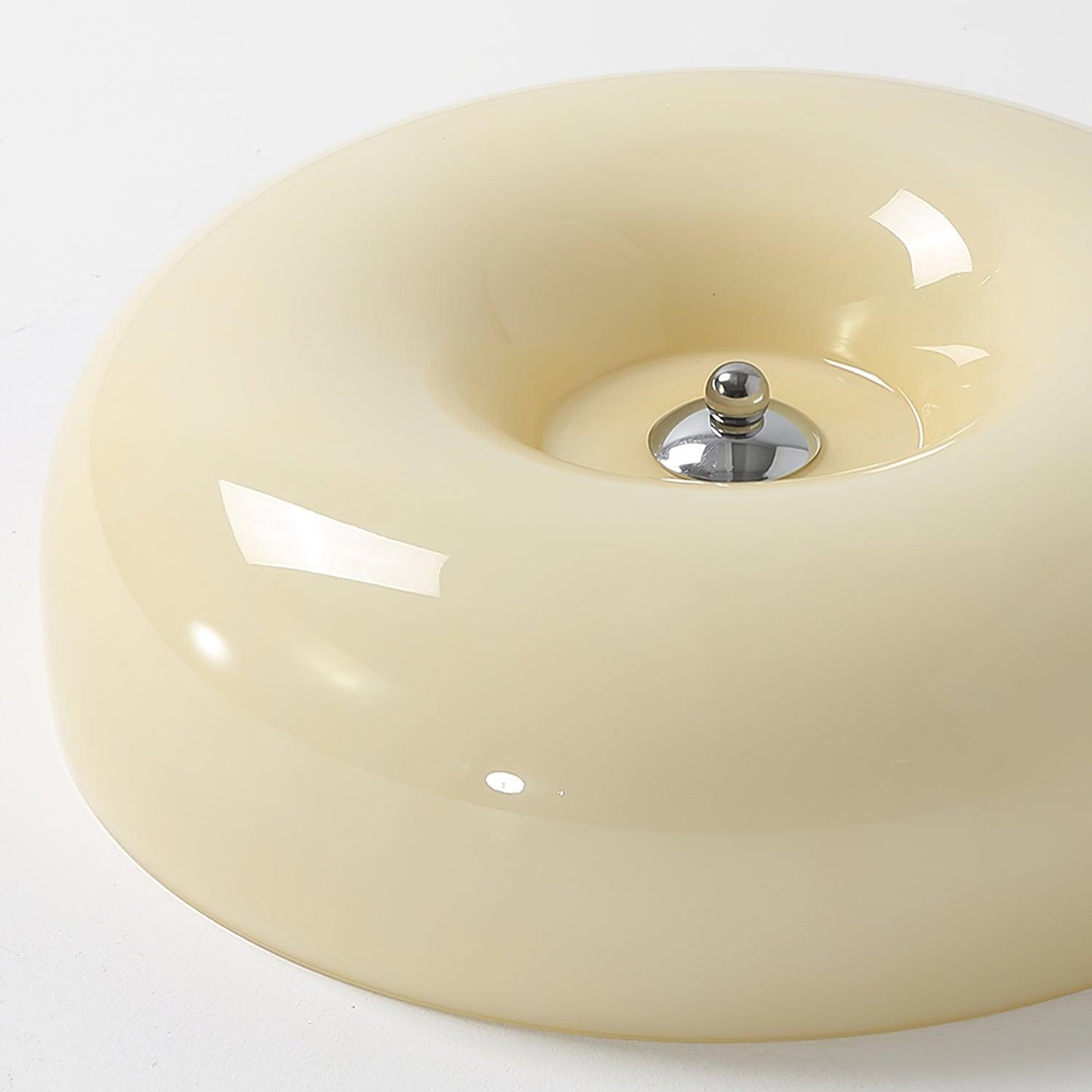 Belvonte | Round Frosted Glass Flush Mount Ceiling Light