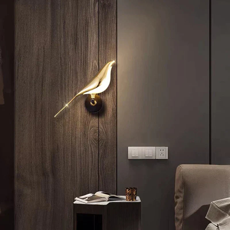 Avia | Modern Sculptural Bird Silhouette Wall Light