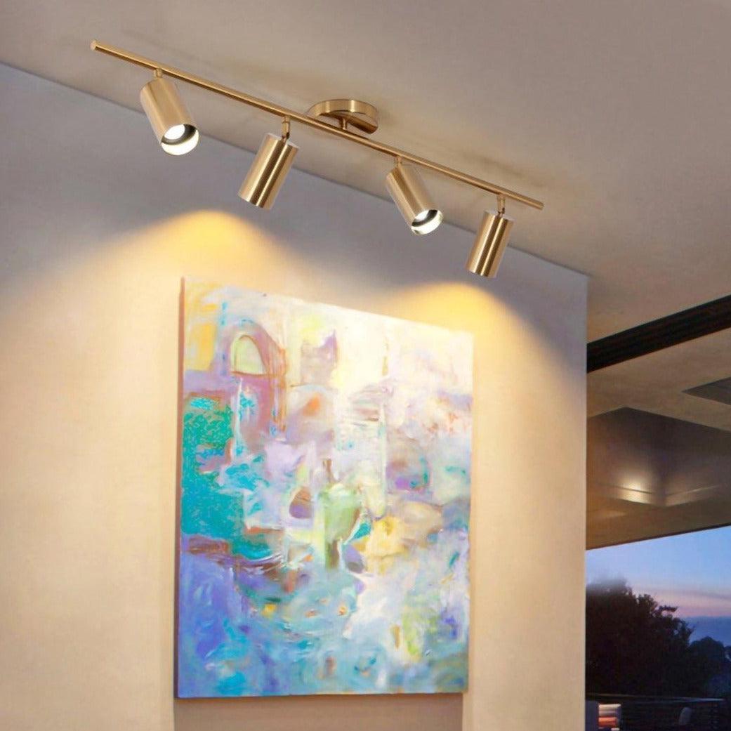 Lysenna | Luxury Linear Silhouette Adjustable Spotlight Wall Light