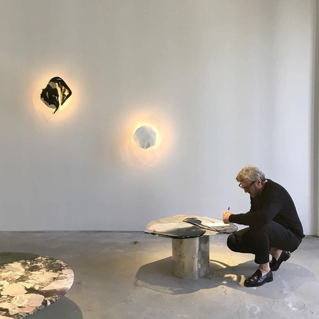 Zoryathen | Translucent Glass Ribbed Sconce Wall Light