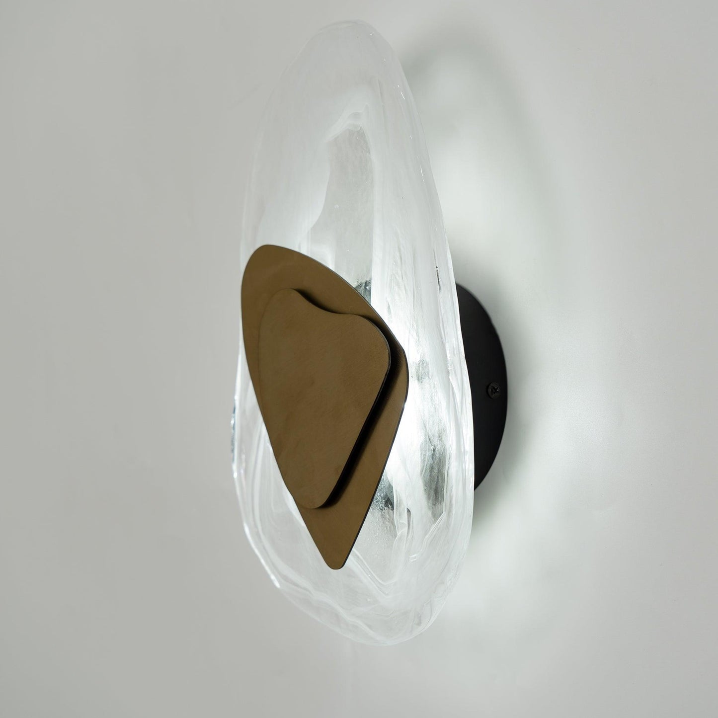 Zoryathen | Translucent Glass Ribbed Sconce Wall Light