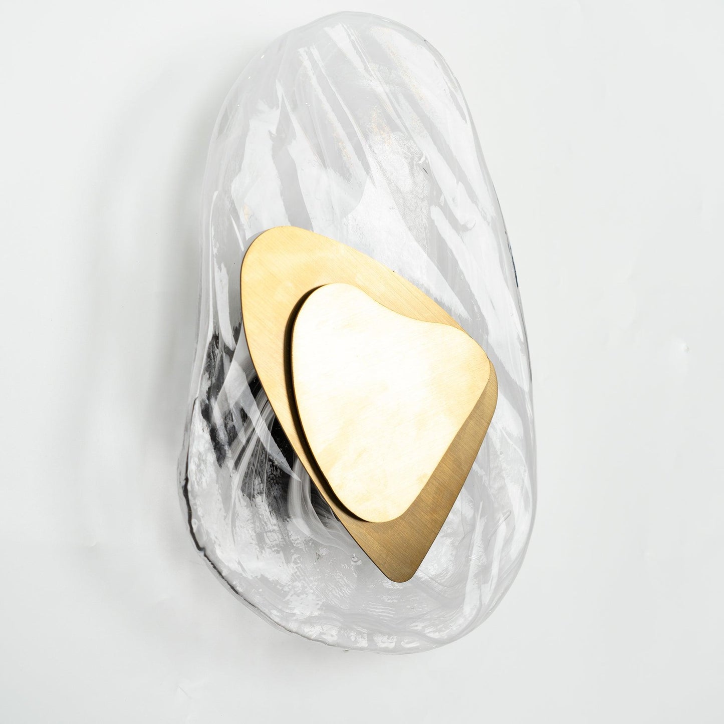 Zoryathen | Translucent Glass Ribbed Sconce Wall Light