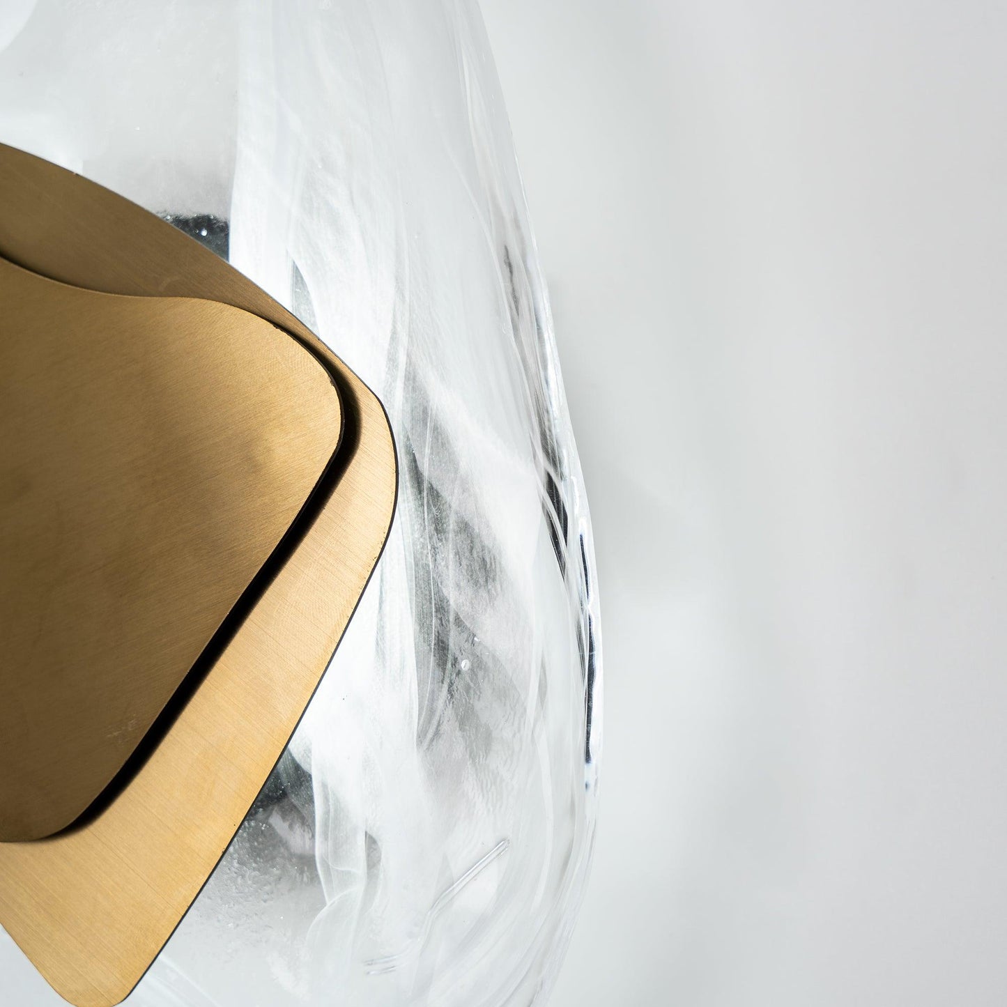 Zoryathen | Translucent Glass Ribbed Sconce Wall Light