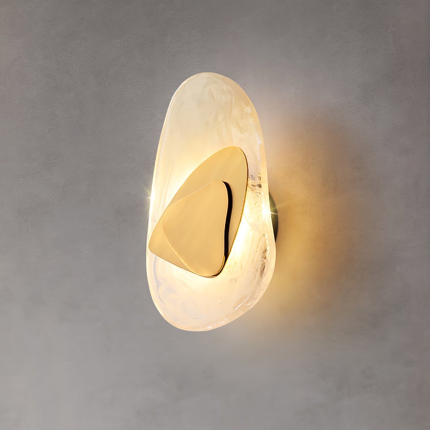 Zoryathen | Translucent Glass Ribbed Sconce Wall Light