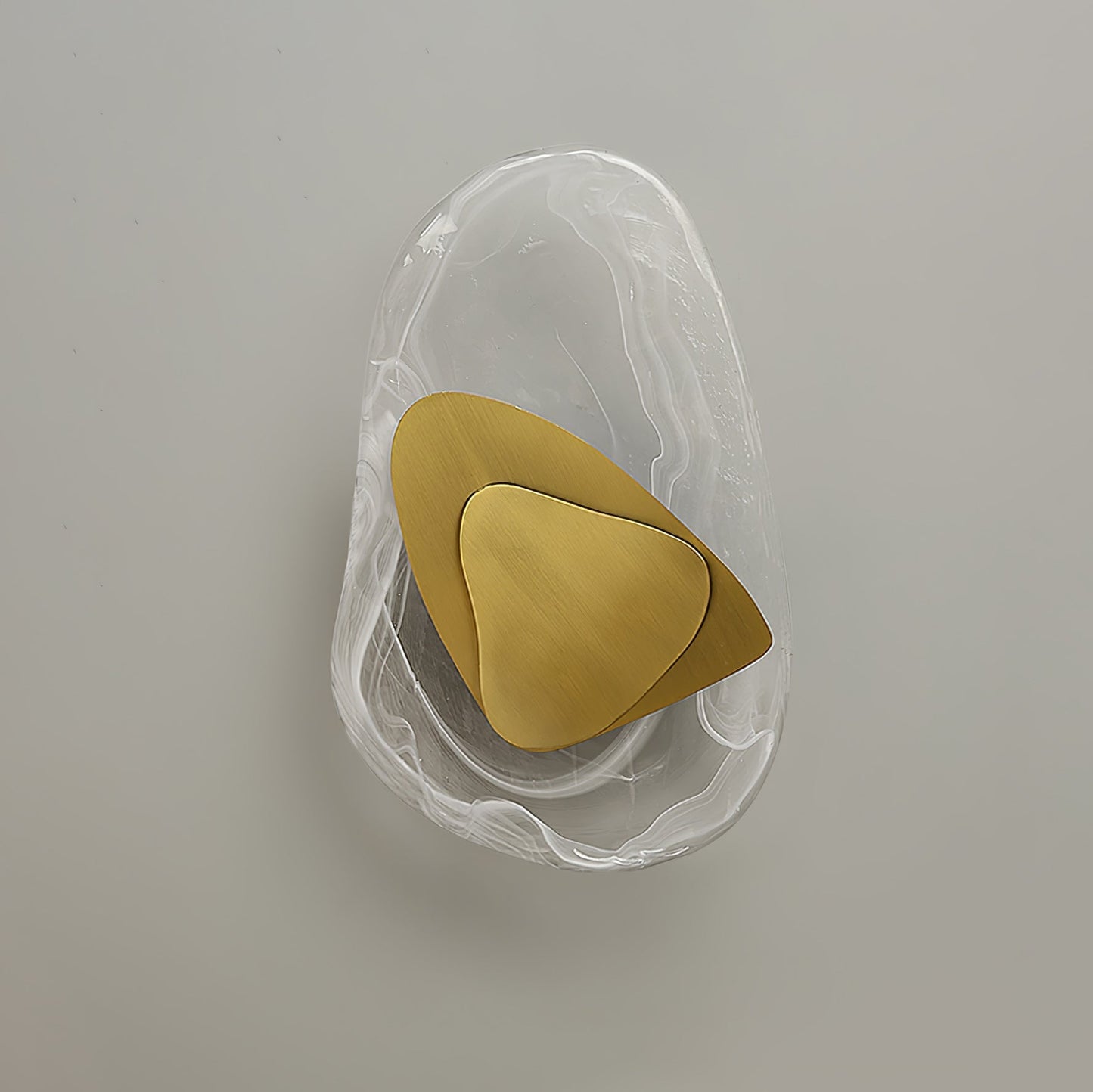 Zoryathen | Translucent Glass Ribbed Sconce Wall Light