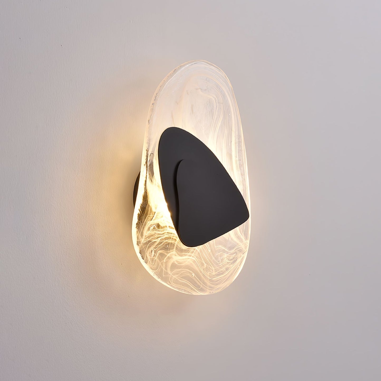 Zoryathen | Translucent Glass Ribbed Sconce Wall Light