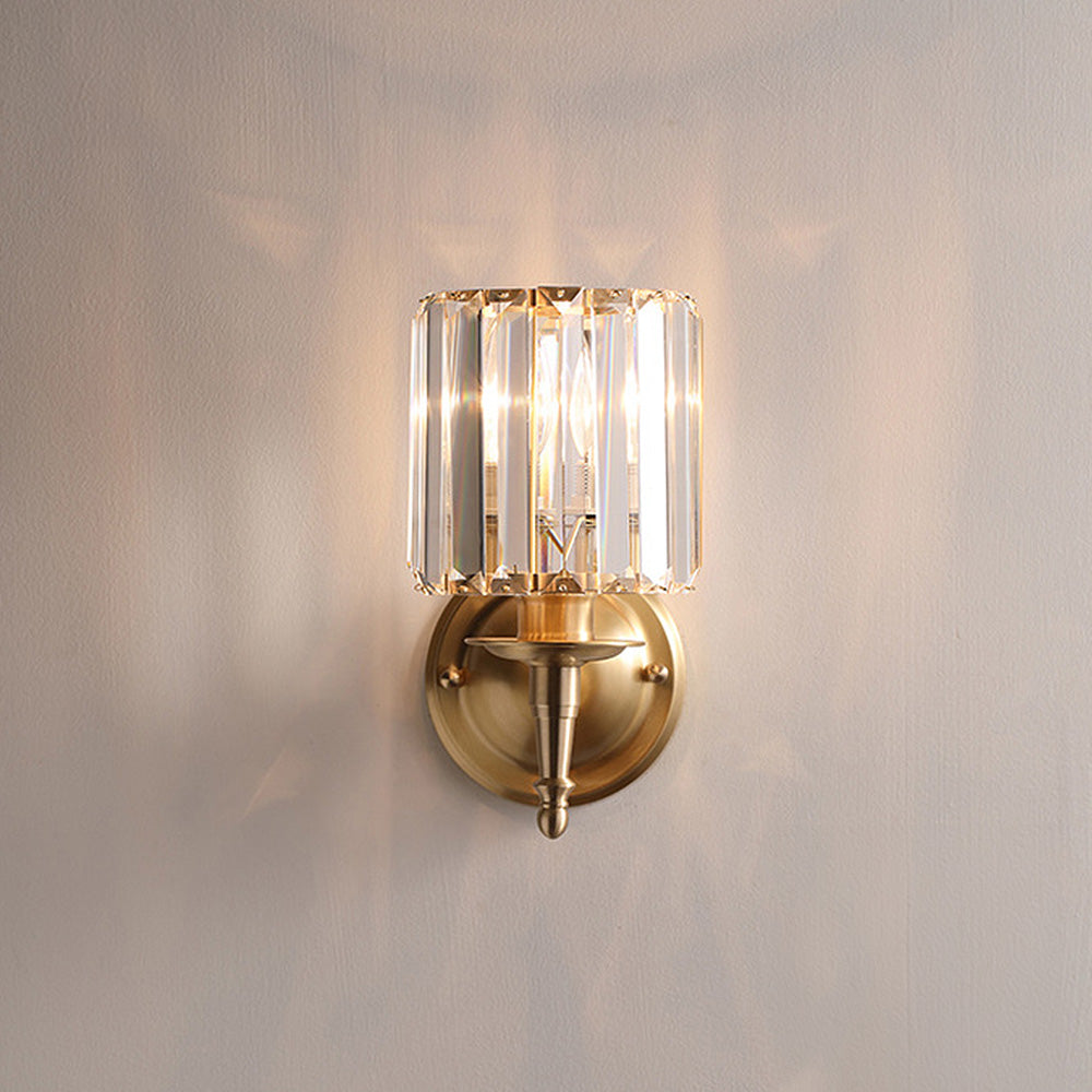 Luxina | Luxury Prismatic Crystal Drop Wall Light