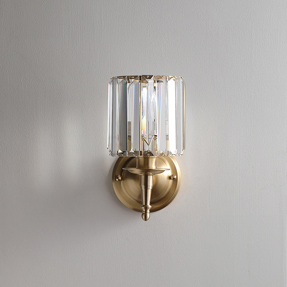 Luxina | Luxury Prismatic Crystal Drop Wall Light