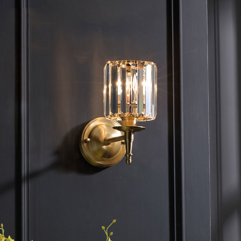 Luxina | Luxury Prismatic Crystal Drop Wall Light