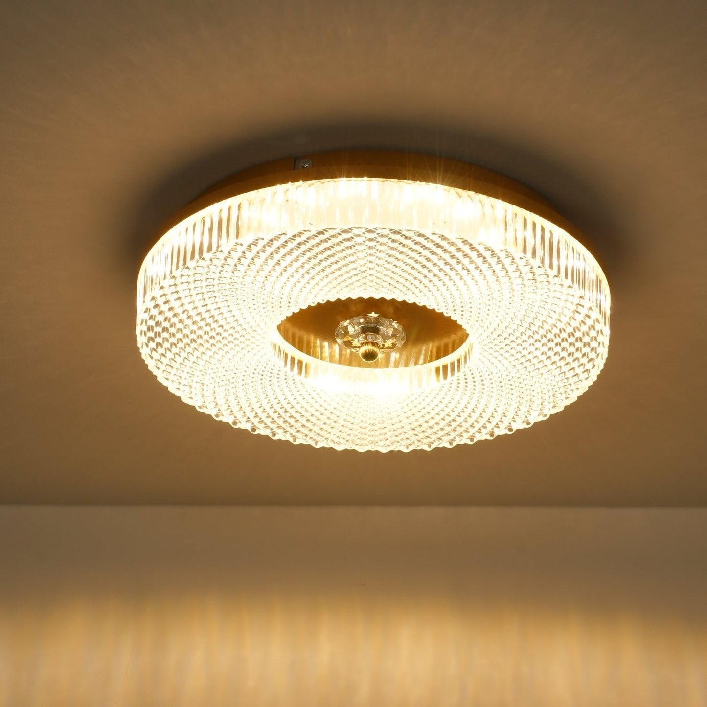 Corissam | Slim Disc Contemporary Geometric Surface Mounted Ceiling Light