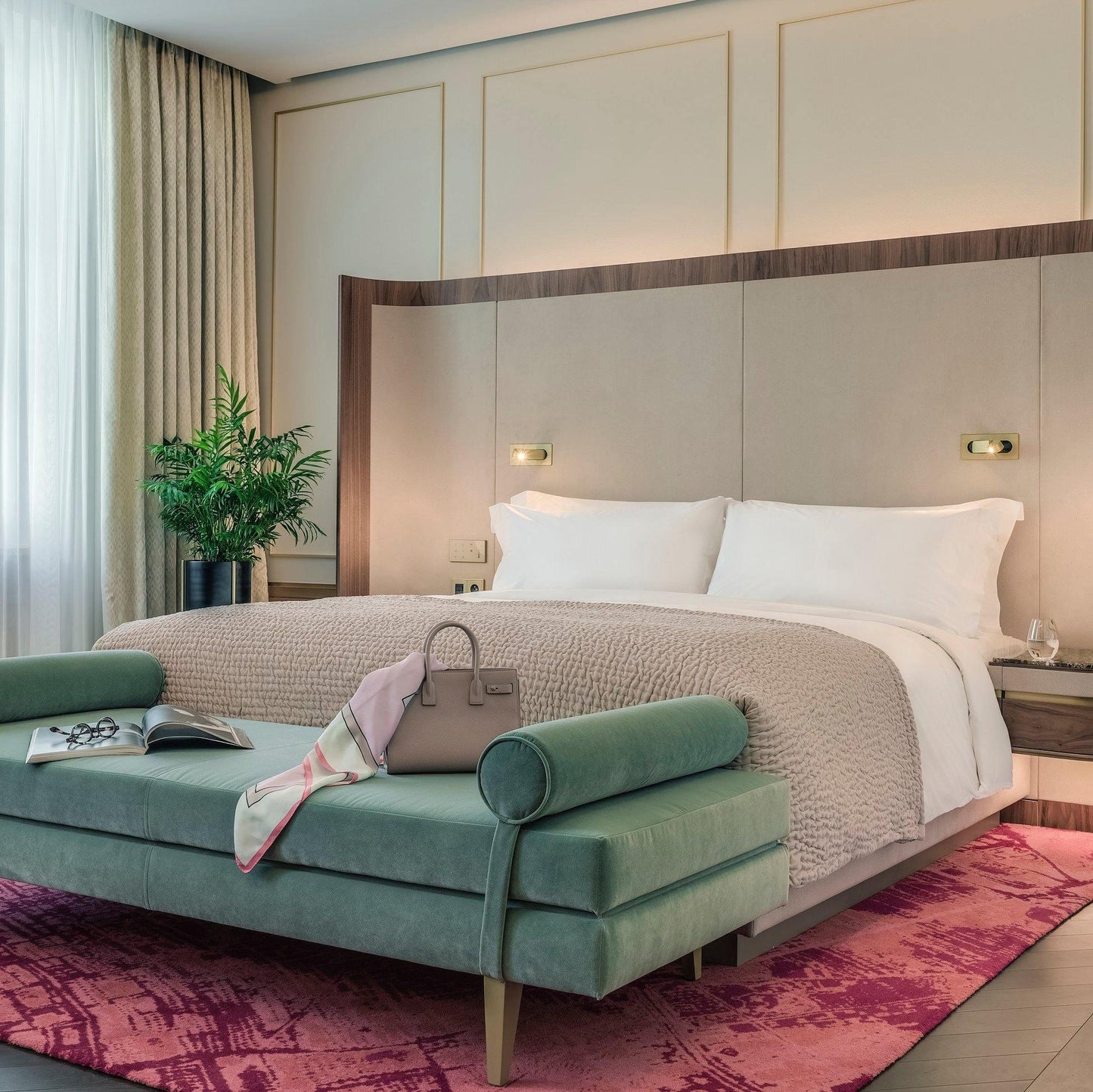 Alsvik | Minimalist Swivel Beam Integrated Reading Wall Light