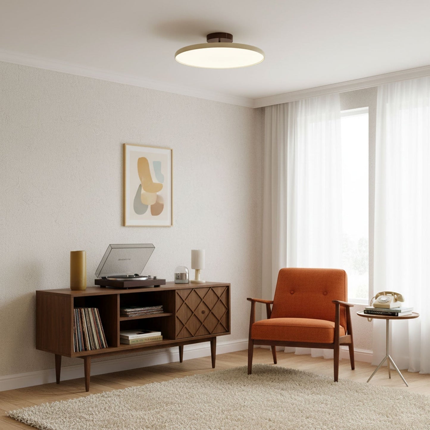 Brondela | Rotating Arc Minimalist Directional Overhead Ceiling Light