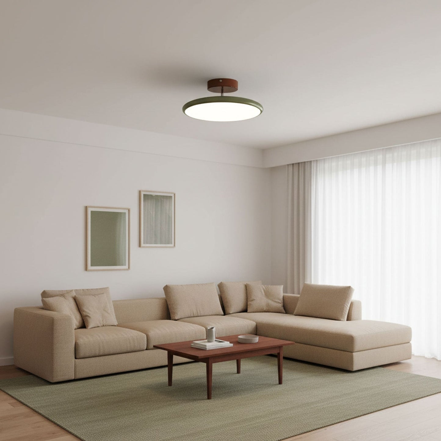 Brondela | Rotating Arc Minimalist Directional Overhead Ceiling Light