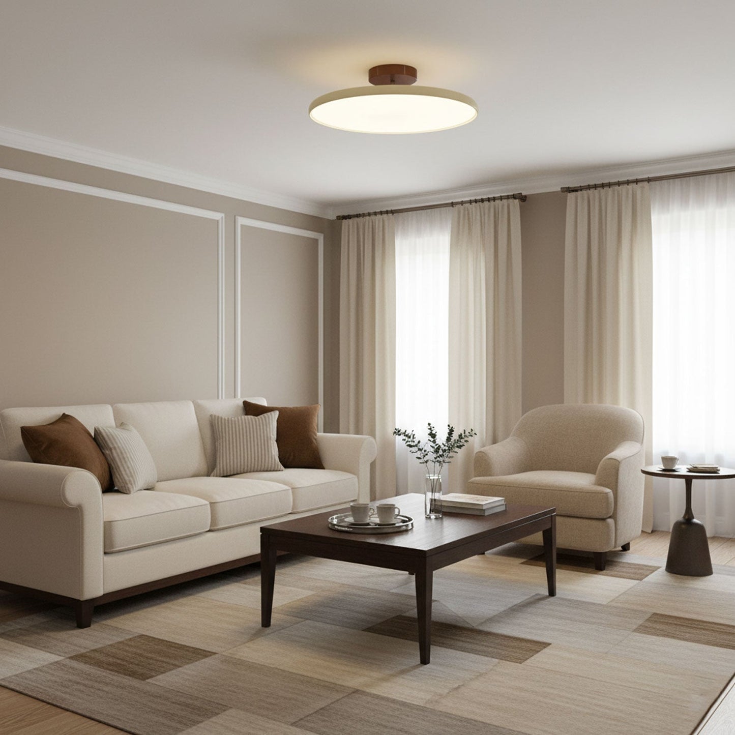 Brondela | Rotating Arc Minimalist Directional Overhead Ceiling Light