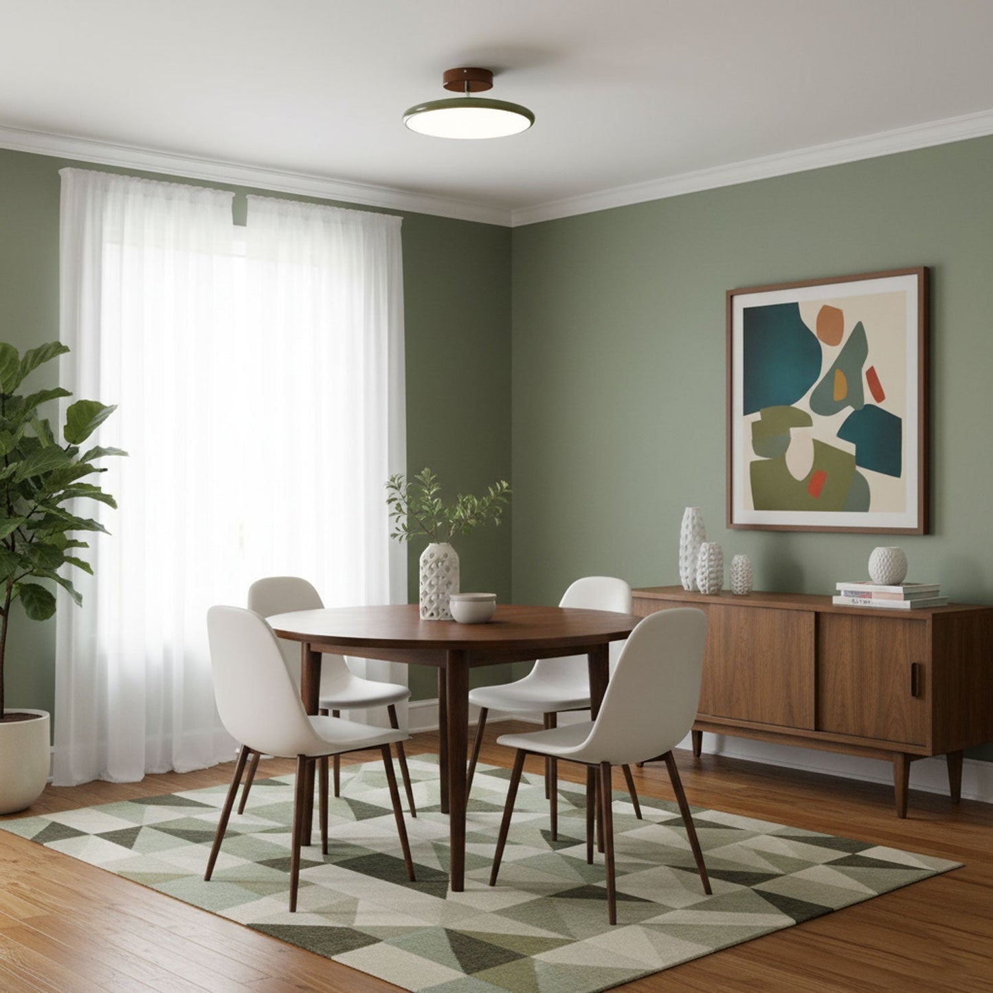 Brondela | Rotating Arc Minimalist Directional Overhead Ceiling Light