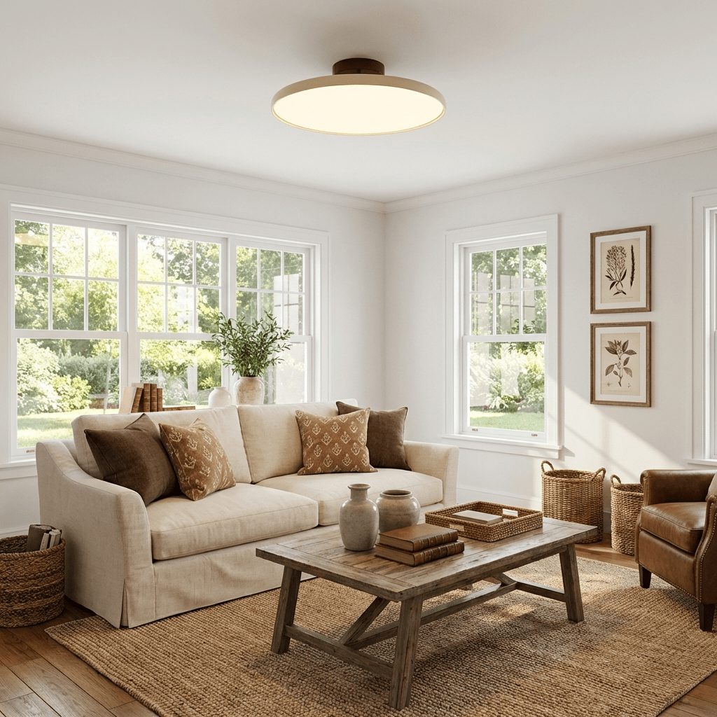 Brondela | Rotating Arc Minimalist Directional Overhead Ceiling Light