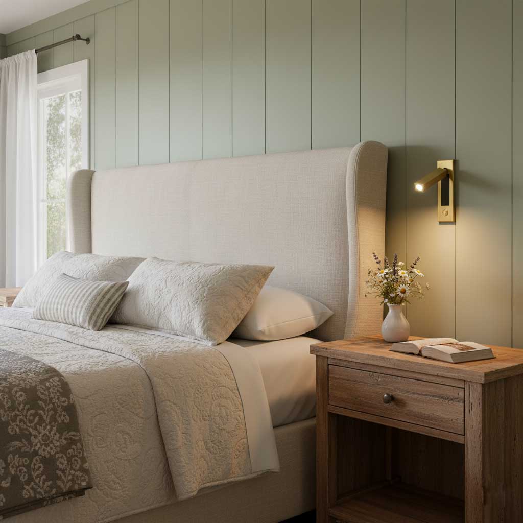 Vaelenor | Minimalist Concealed Retractable Bedside Reading Wall Light