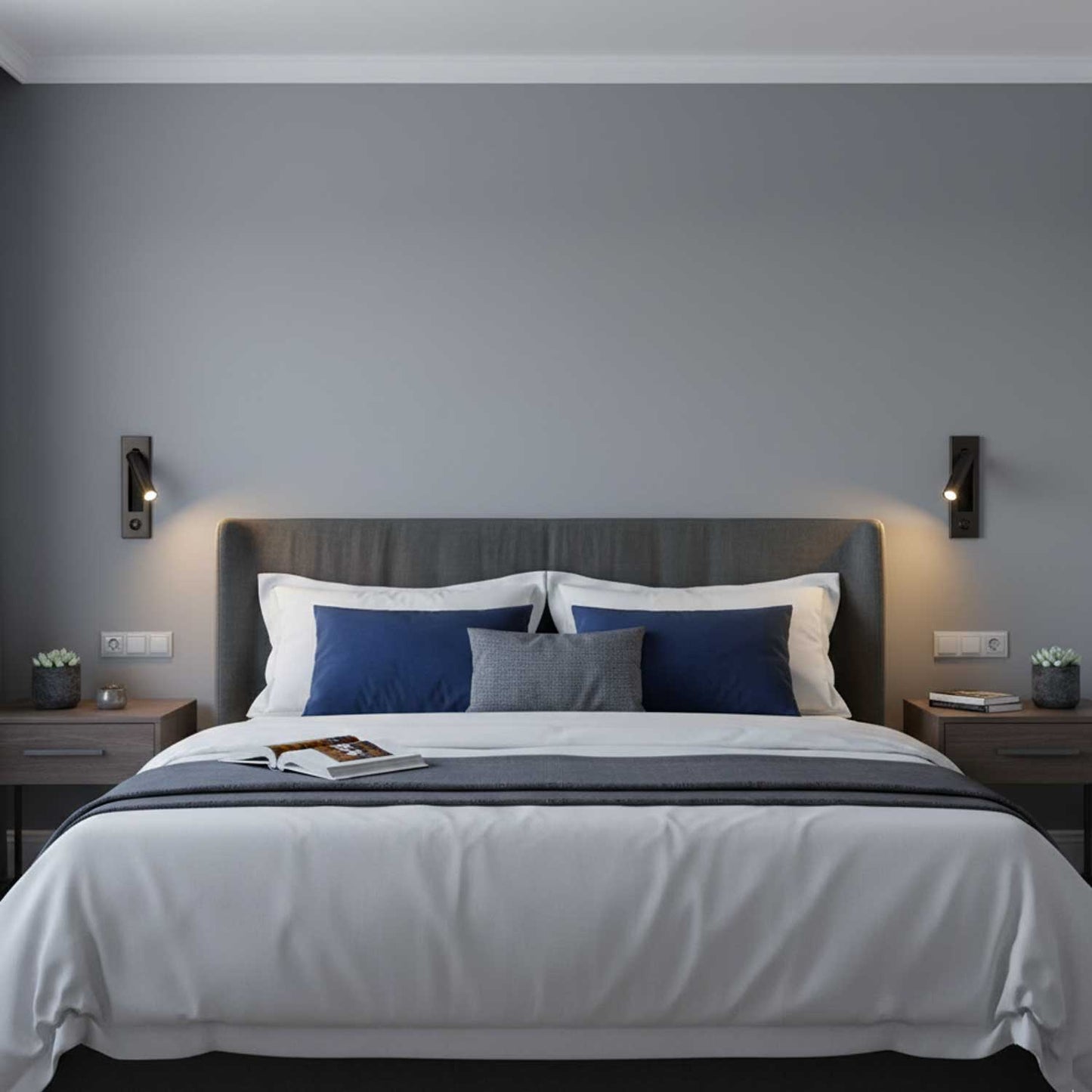 Vaelenor | Minimalist Concealed Retractable Bedside Reading Wall Light