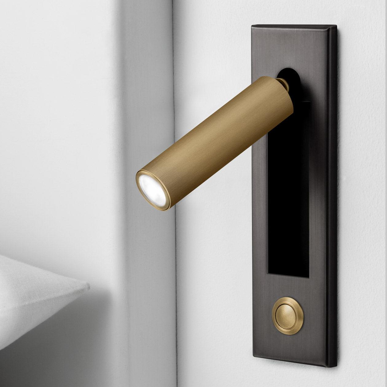 Vaelenor | Minimalist Concealed Retractable Bedside Reading Wall Light