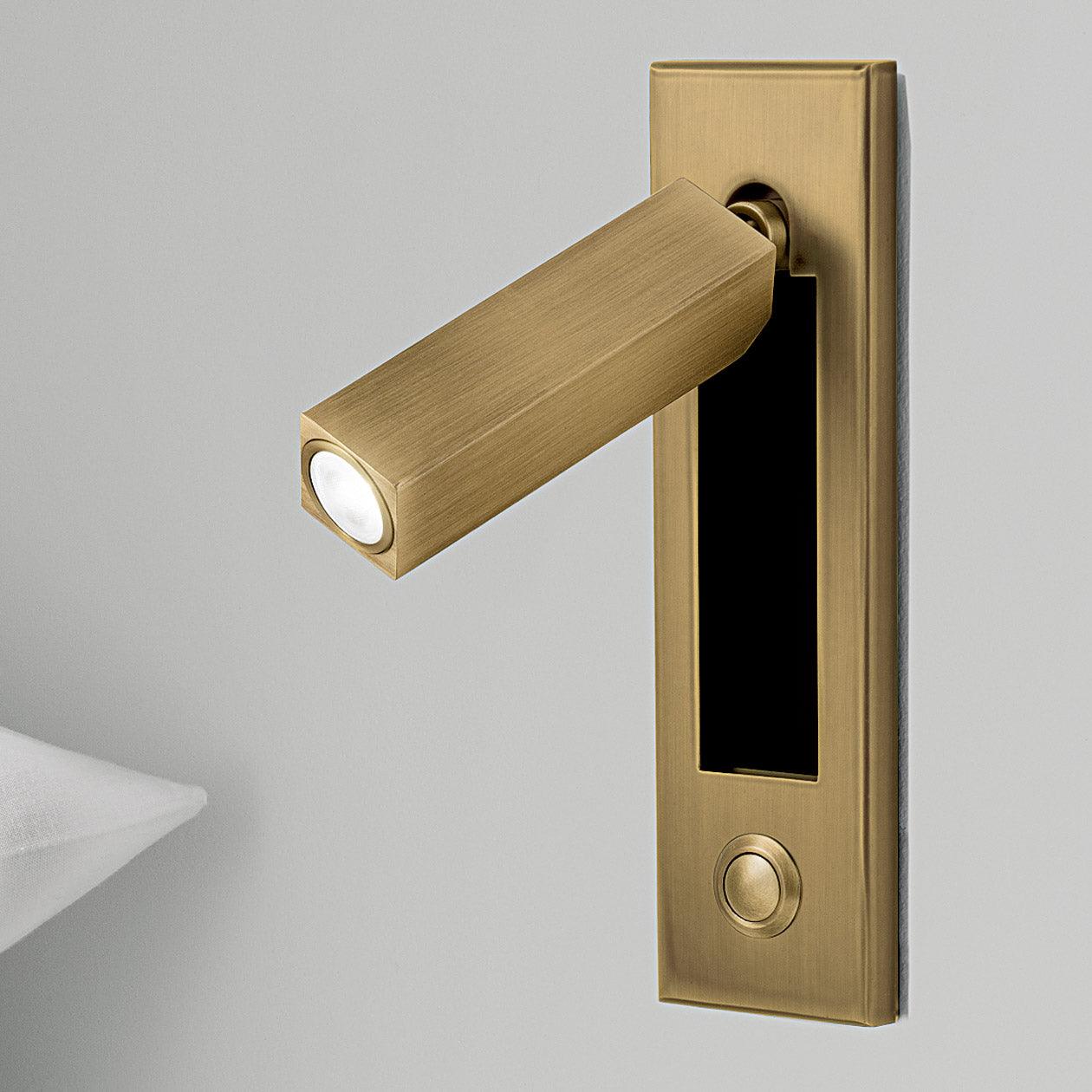 Vaelenor | Minimalist Concealed Retractable Bedside Reading Wall Light
