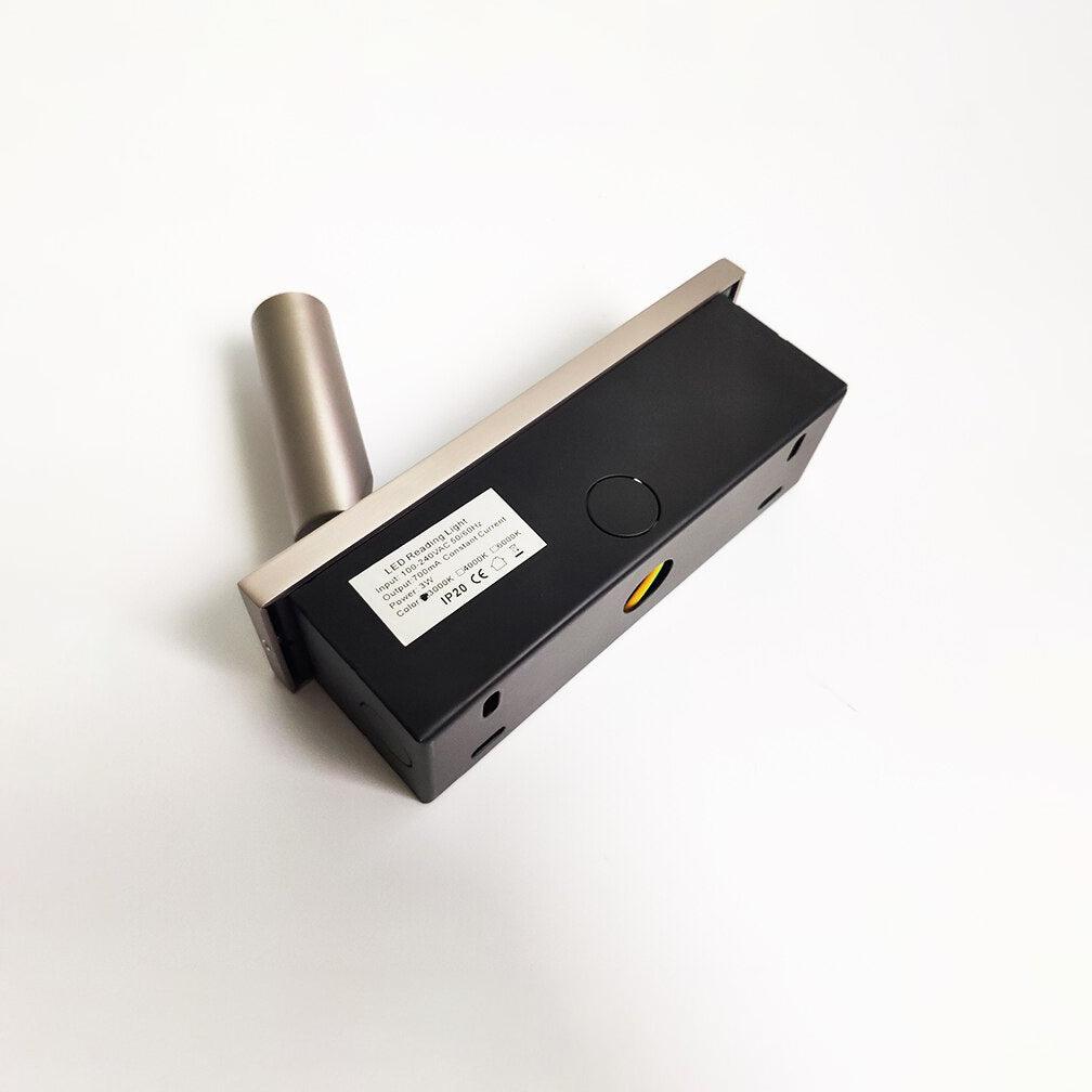 Vaelenor | Minimalist Concealed Retractable Bedside Reading Wall Light