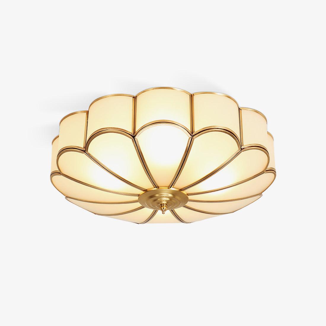 Novalux | Elegant Petal Design Frosted Glass Ceiling Light