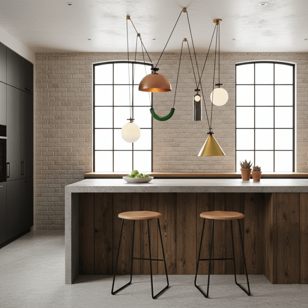 Vondisur | Minimalist Geometric Modular Pendant Light