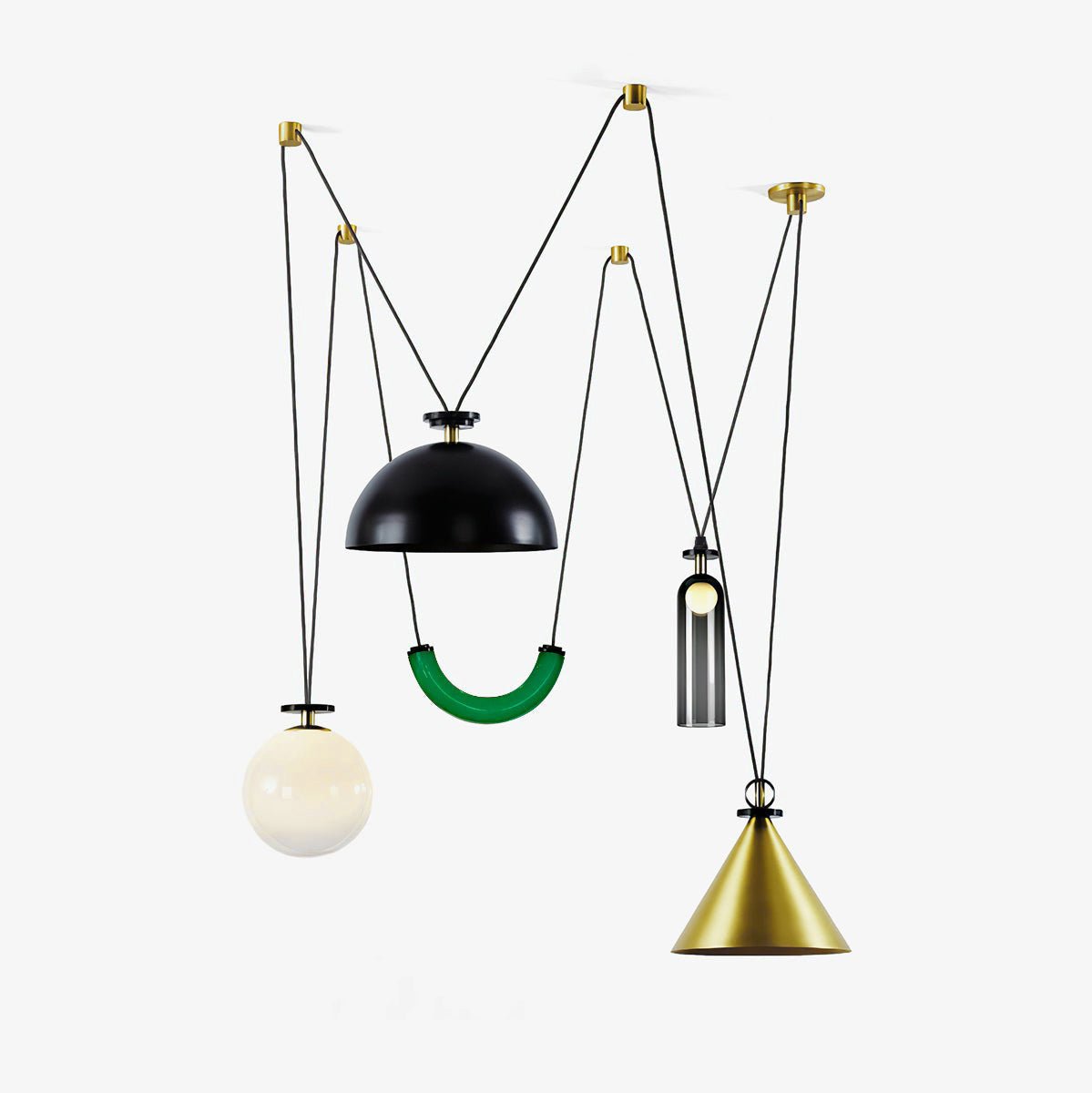 Vondisur | Minimalist Geometric Modular Pendant Light