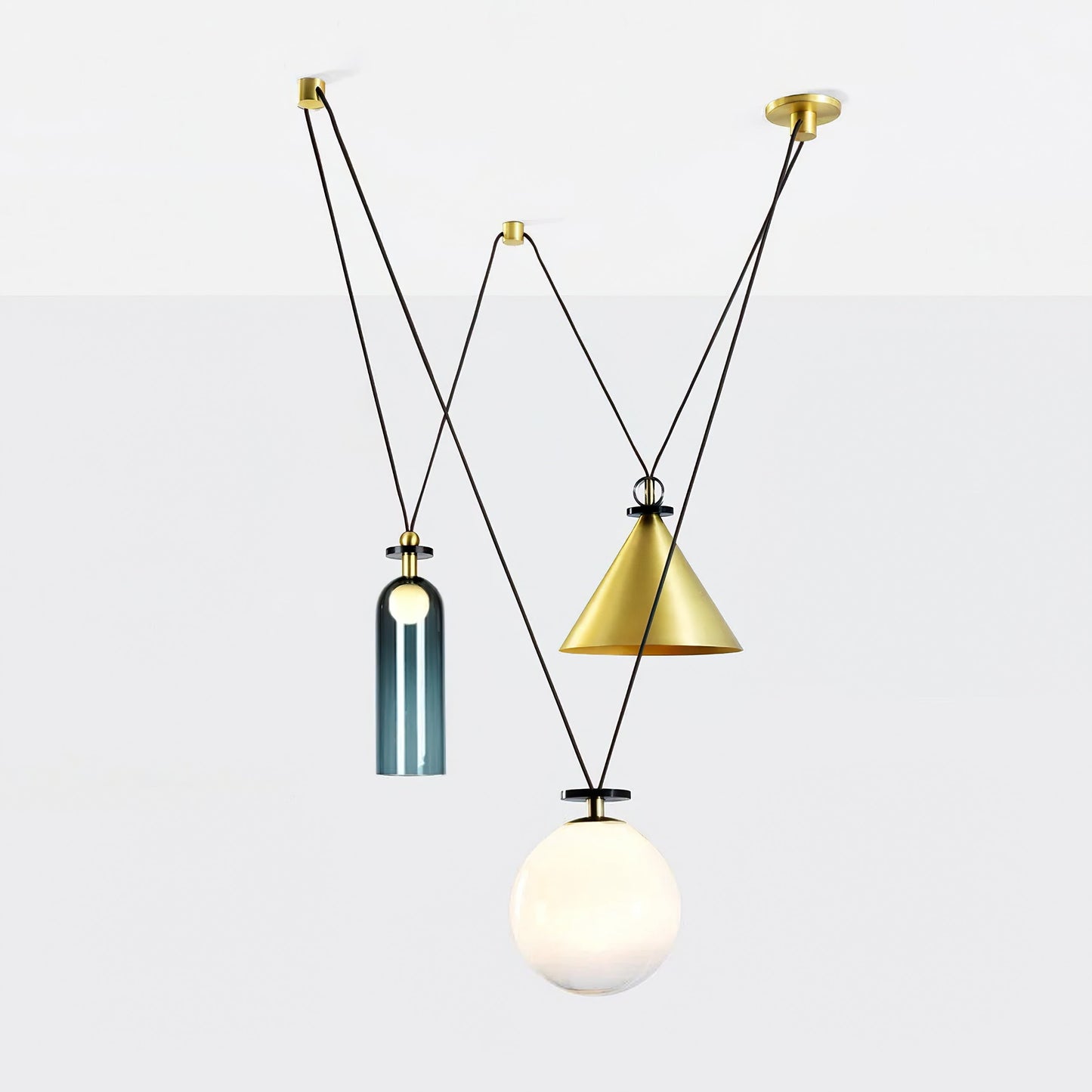 Vondisur | Minimalist Geometric Modular Pendant Light