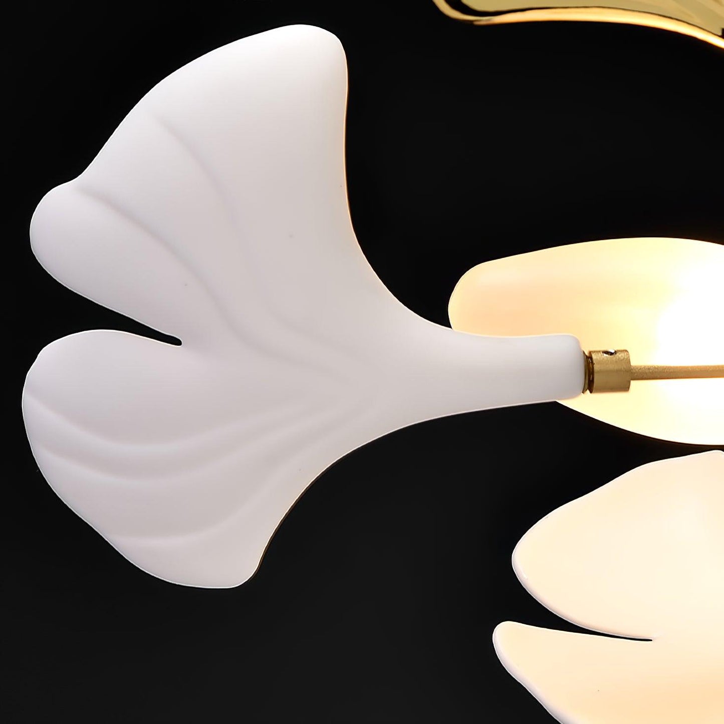 Folia | Contemporary Ceramic Gingko Leaf Branch Chandelier