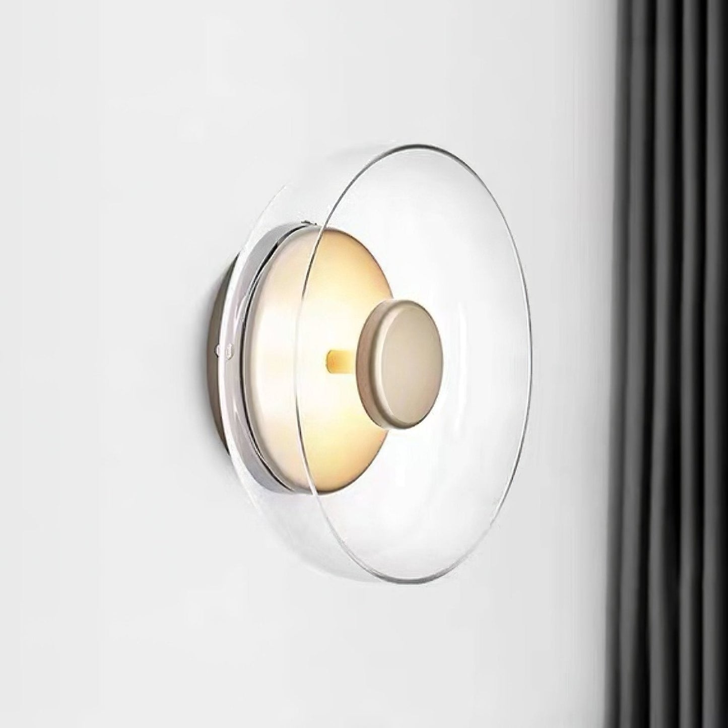 Luvia | Nordic Ribbed Glass Art Deco Wall Light