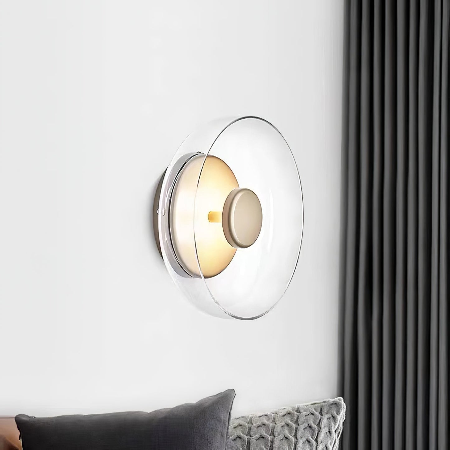 Luvia | Nordic Ribbed Glass Art Deco Wall Light