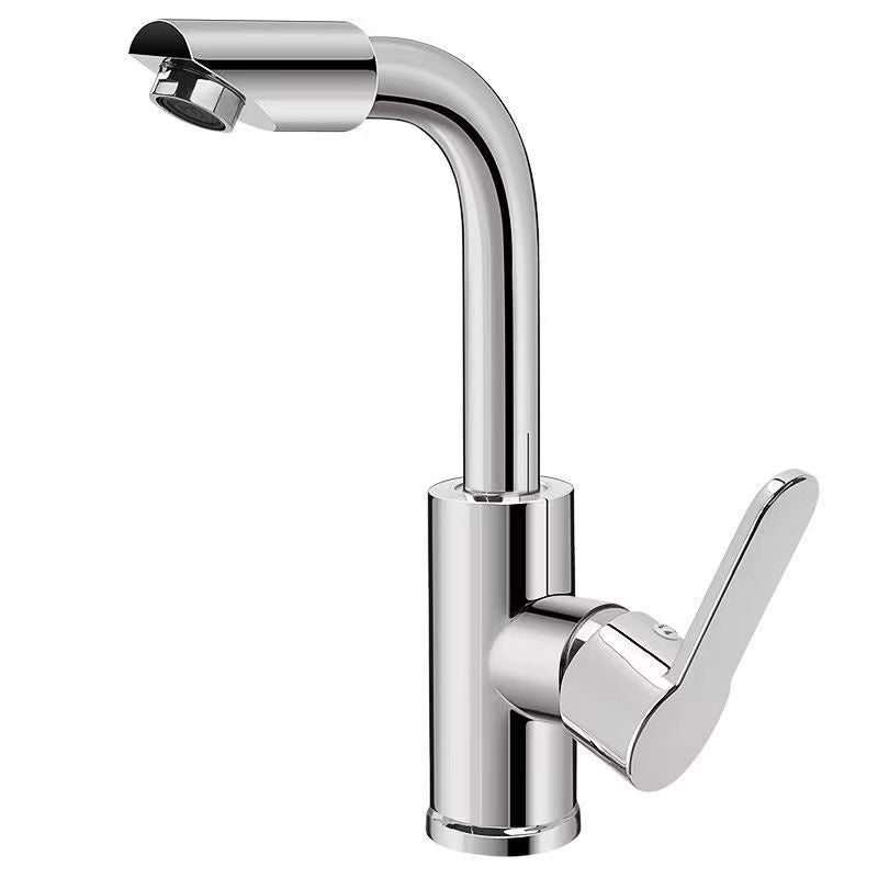 Oskiron | Sleek L-Shaped Rotatable Spout Kitchen Sink Mixer Tap