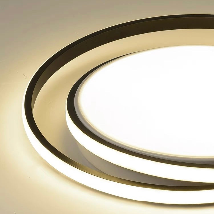 Halo | Contemporary Circular Flush Mount Ceiling Light