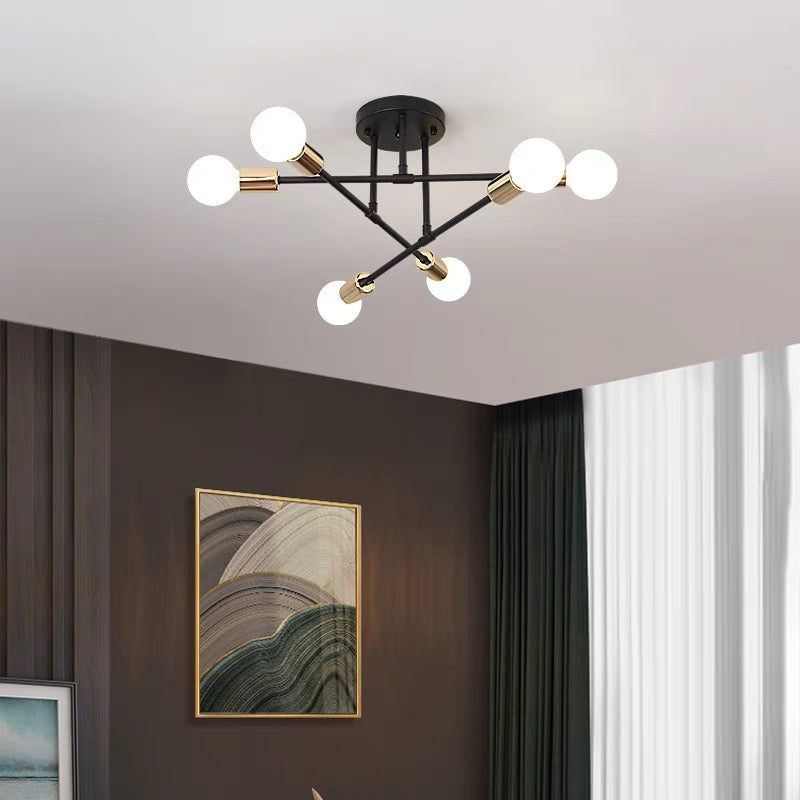 Vesta | Sleek Mid Century Geometric Ceiling Light