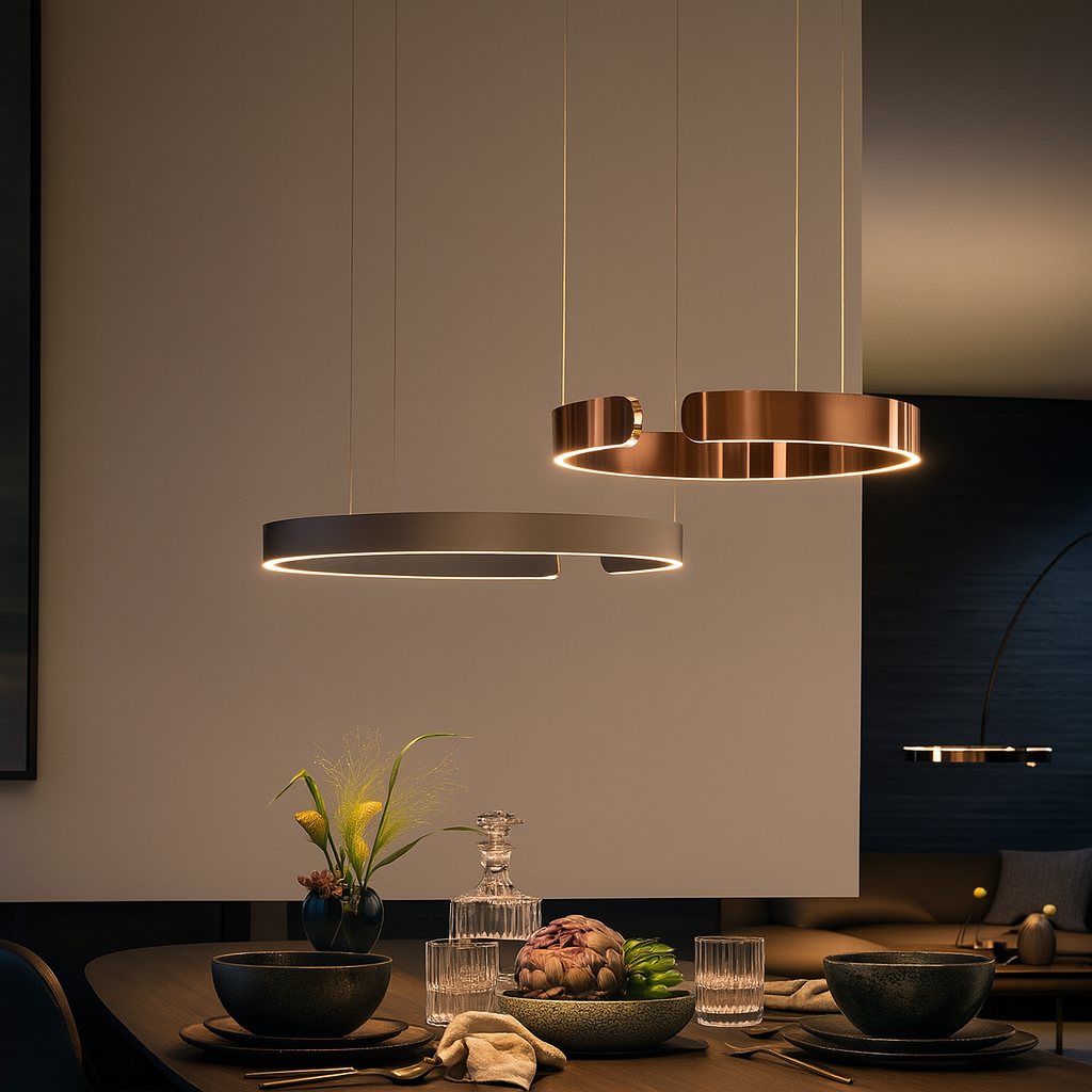 Cyclus | Contemporary Open Ring Metal Pendant Light