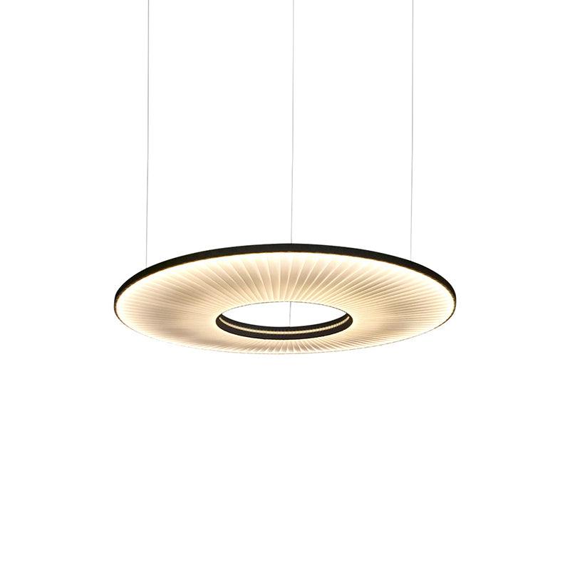Elvandar | Pleated Fabric Architectural Floating Pendant Light