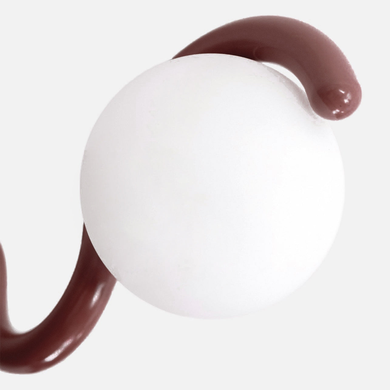 Cora | Art Nouveau Curved Tube Glass Globe Pendant Light Chandelier