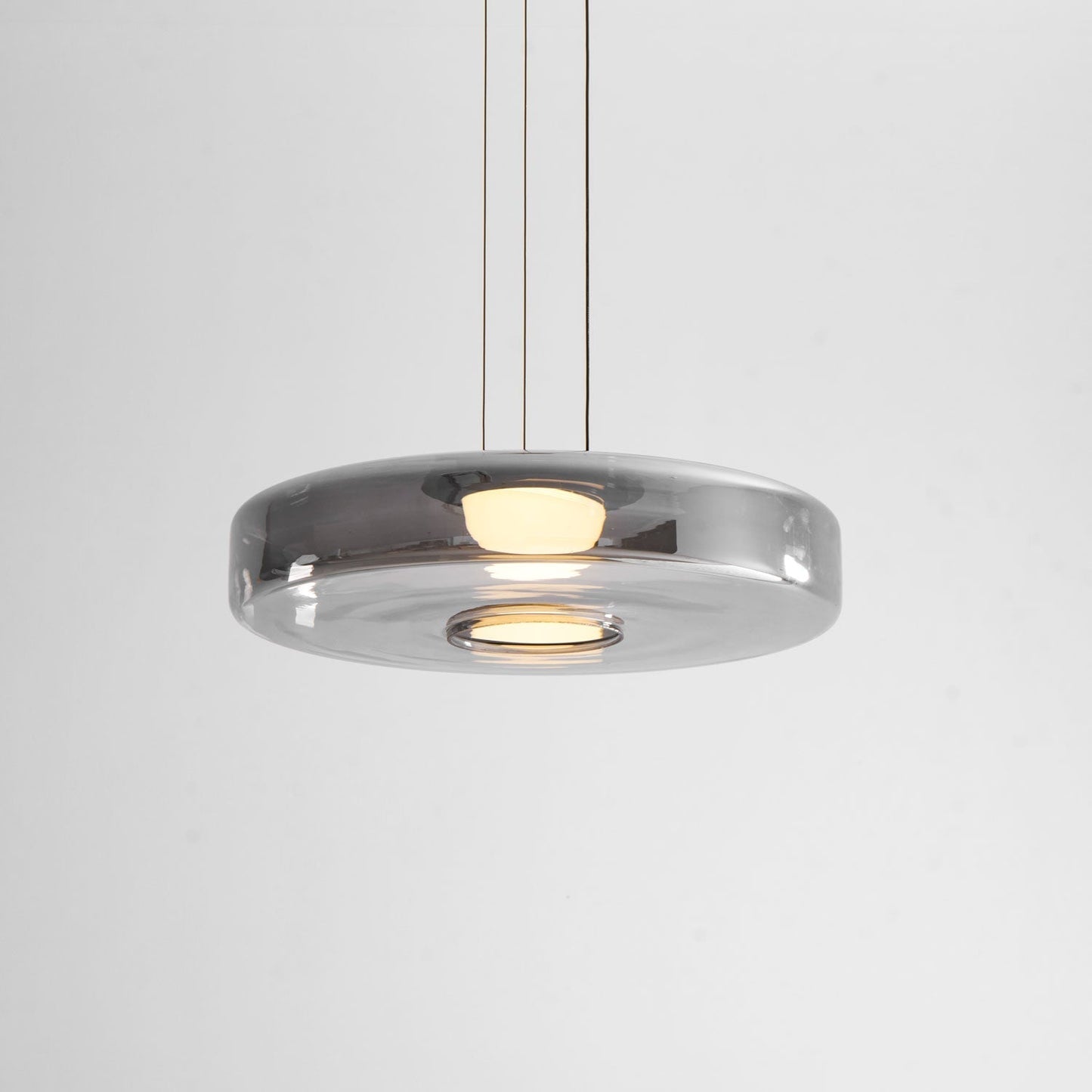 Kyntalor | Tiered Circular Artistic Glass Pendant Light