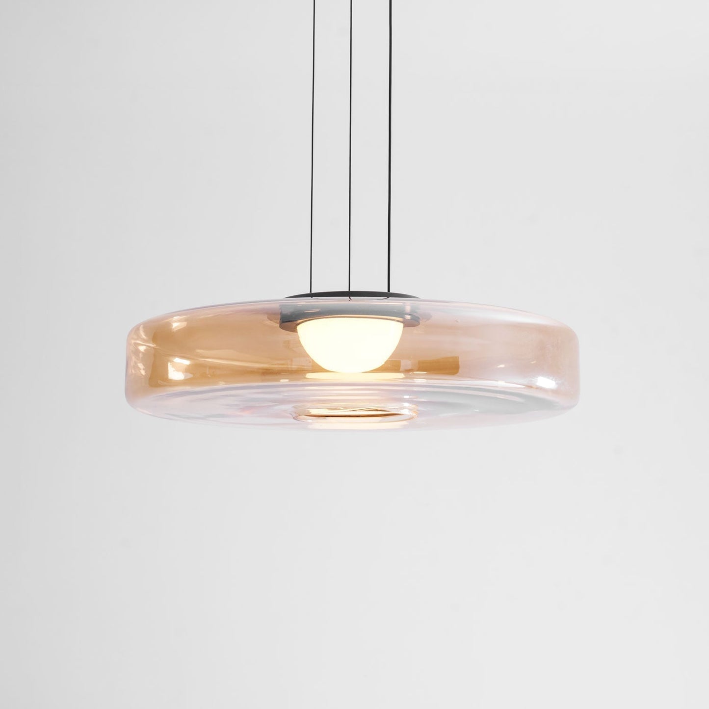 Kyntalor | Tiered Circular Artistic Glass Pendant Light