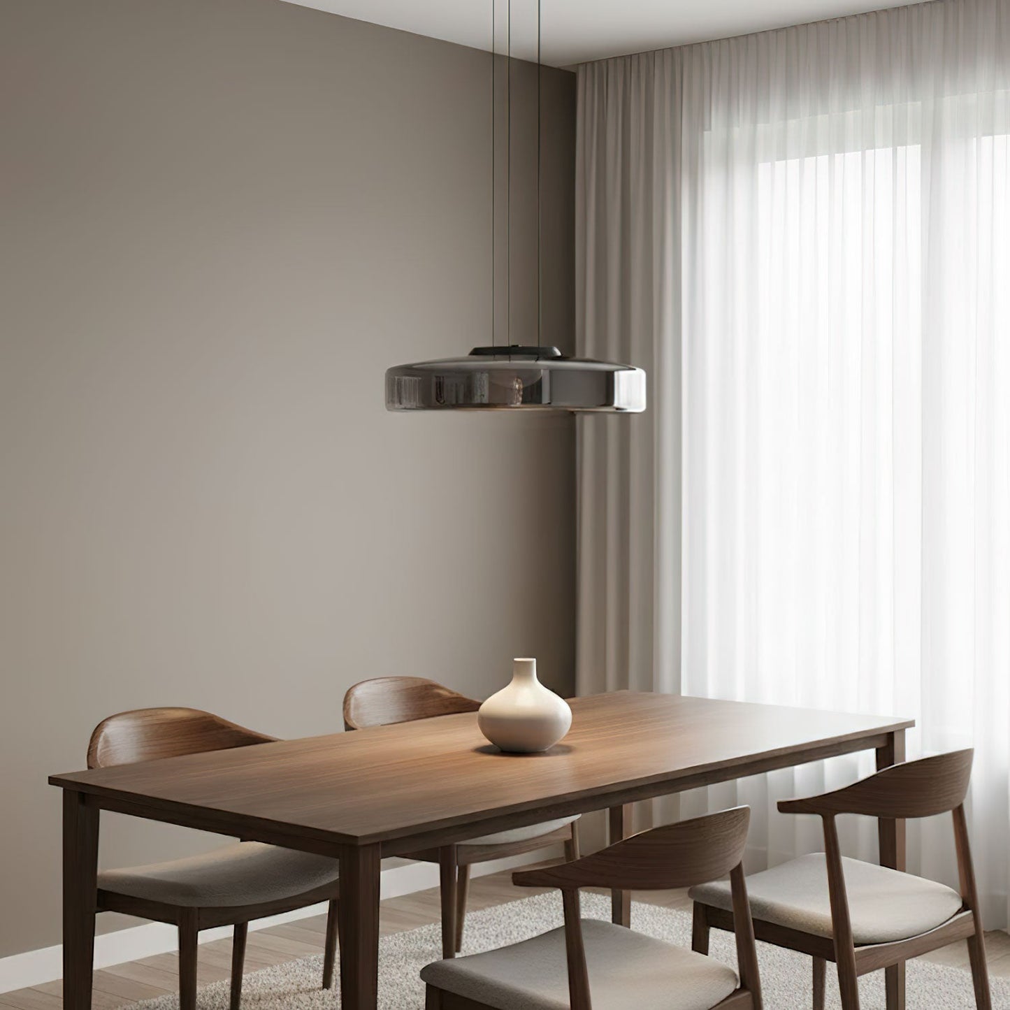 Kyntalor | Tiered Circular Artistic Glass Pendant Light