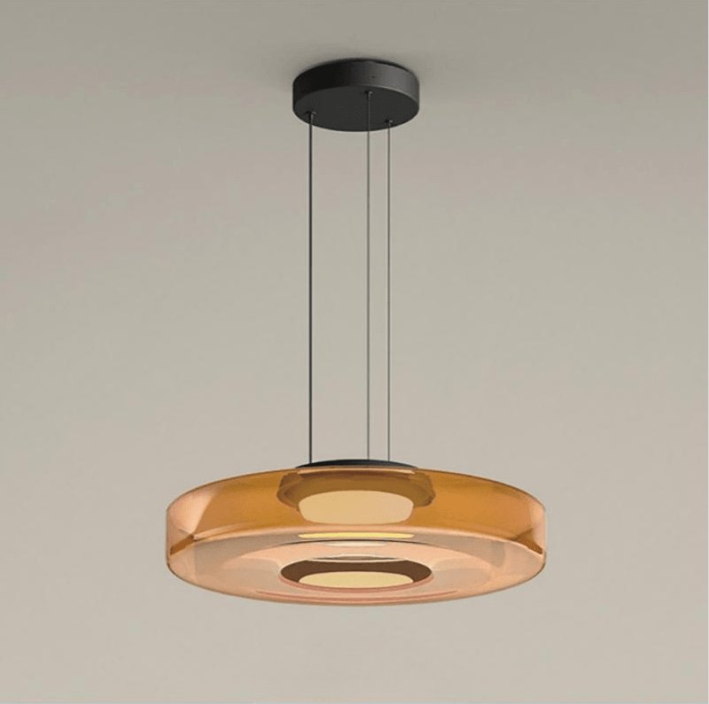 Kyntalor | Tiered Circular Artistic Glass Pendant Light