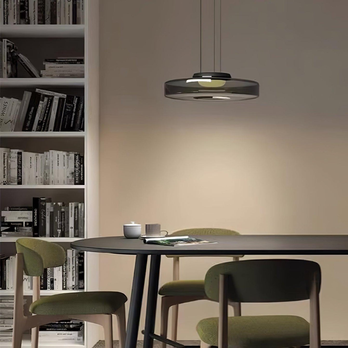 Kyntalor | Tiered Circular Artistic Glass Pendant Light